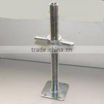 adjustable steel galvanized base jack