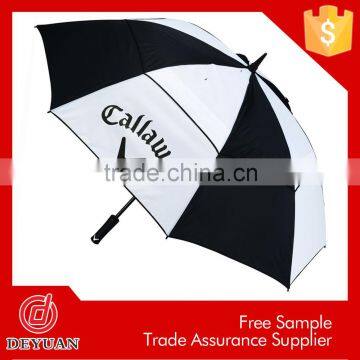 Golf Clubs Double Layer 62inch Auto Advertising Big Umbrella