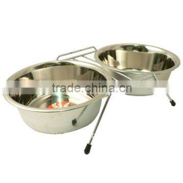 Double Dinner Dog Bowl