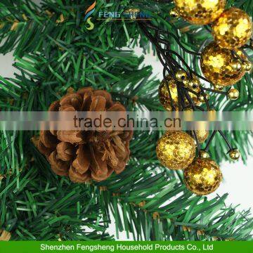 Christmas Wreath Decoration Christmas Garland Holiday Swag Decoration Artificial photo-5