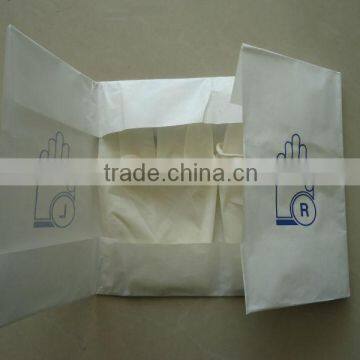 AQL 1.5 CE and ISO approved powdered sterile latex medical glove