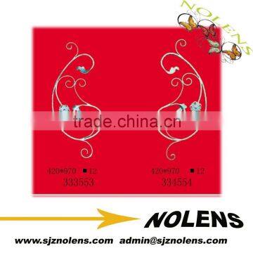 Decorative wrought iron scrolls/Ornamental components for railings,gate&fences NL-C3553