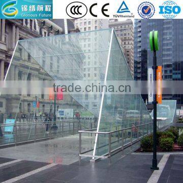 Glorious Future high quality safety 20mm laminated tempered glass floor