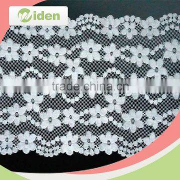 Hot selling latest design mesh pattern swiss lace fabric stretch lace