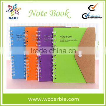 Kraft Spiral Notebook With Pen And Custom Logo Printing