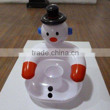 inflatable snow man chair