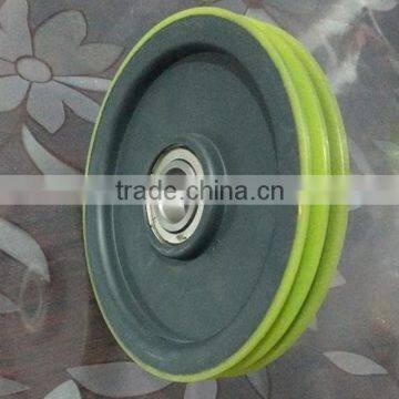 Elevator Spare Parts/Elevator Door Hanger Roller/Polyurethane Roller with Iron Sheet