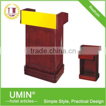 Hotel Wooden Rostrum Stand