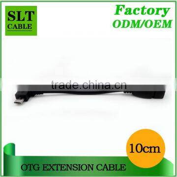 SLT 90 Degree USB 2.0 OTG Adapter Date Cable in Black