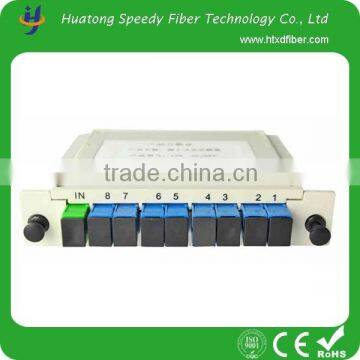 China manufacturer with High quanlity Fiber optical PLC 1 8 splitter box for communication                        
                                                Quality Choice