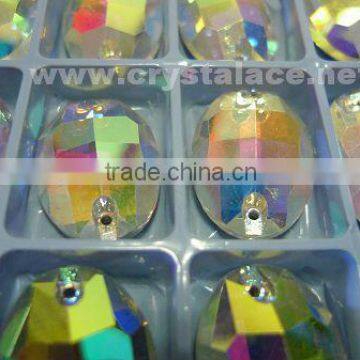 Colorful Fashion sew on glass beads, glass rhinestone, glass stone