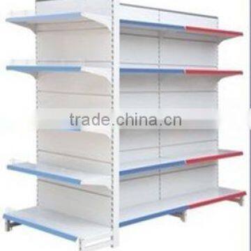 modern fashion high quality supermarket goods display shelf to display items with low price