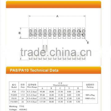 High-temperature Resistant Terminal Blocks 1-12 Pole photo-6