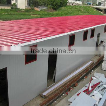 Flat roof ready assemble homes