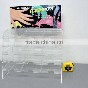 ACRYLIC POP NAIL POLISH DISPLAY STAND TABLE TOP RACKS