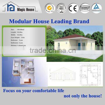 Environmental Cheap and excellent fireproof fast assembling modular home prices foamed cement board house                        
                                                                                Supplier's Choice