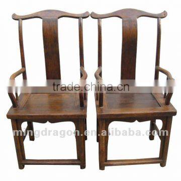 Chinese antique furniture walnut wood gansu Antique armchair