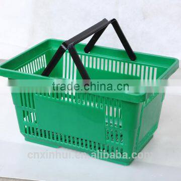 2016 Excellent Quality Plastic Shopping Basket for Shopping Mall Any Color Customized photo-3