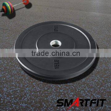 crossfit pure rubber black bumper weight plates