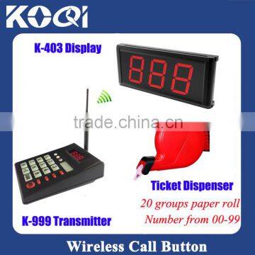 Manual Kiosk Ticket Dispenser K-999+K-403+K-T