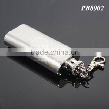 2oz Portable Flagon Kettle Oilcan Keychain 56ML Stainless Steel Metal Travel Wine Pot Mini Liquor Hip Flask photo-6