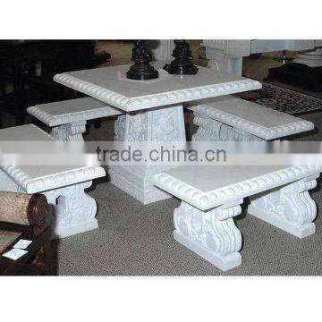 Garden Furniture Stone Table Bench