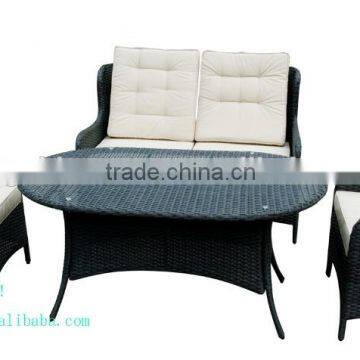 WK-045 4pcs outdoor wicker sofa set/Patio Rattan Furniture Sofa Set