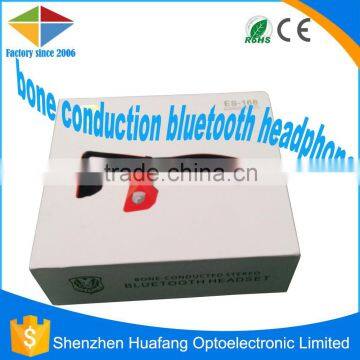 2016 Headset bluetooth bone conduction earphone cheapest bluetooth earphone