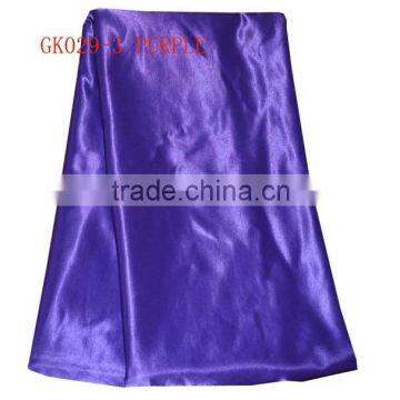 GK029-3 wholesale price purple African george, beautiful silk george for weeding