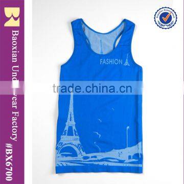 seamless men sport vest top