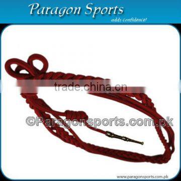 Red Silk Aiguillette Single Tip
