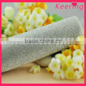 new arrival wholesale cheaper plastic rhinestone mesh trimming for belt WRT-014