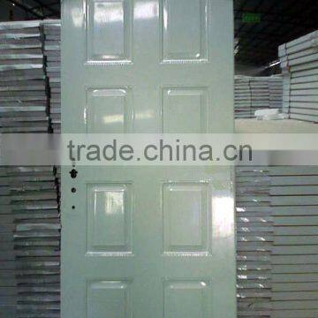 8 panel interior steel door with steel edge