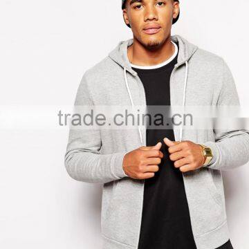 High Quality Plain Men Hoodies Zip Make Custom Hoodies