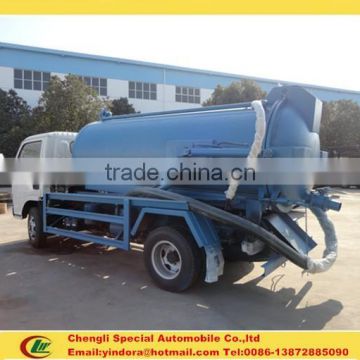 New design dongfeng small sewage suction truck