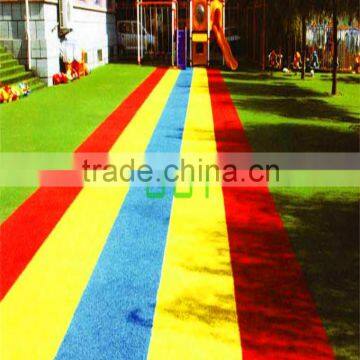 Kindergarten use colourful artificial grass