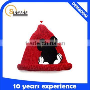 Winter Knitted Wool Hat Knitted Kids Wool Hats Baby Hats Wholesale photo-4
