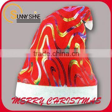 factory in china cheap santa caps christmas hat