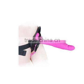 5.5 inch Strap on Ripple Dildo Vibe Sex Product For Lesbian