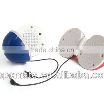 Football Foldable 3.5MM Jack MP3 Mini Speaker