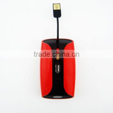 5600mah TRAVEL POCKET POWER BANK & LED TORCH EXTERNAL BACK UP BATTERY CHARGER