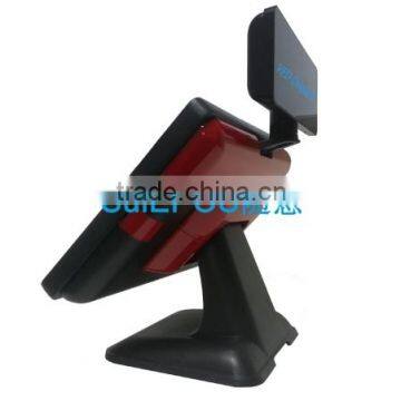 Newest all-in-one touch pos terminal with customer display