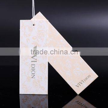 Custom fashion garment hang tag with low price