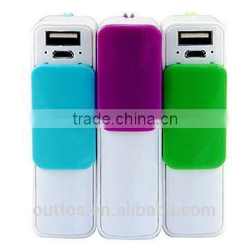 2800mAh capacity High quality promotional power banks with key chain