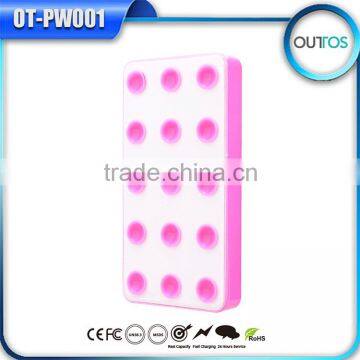 Factory Supply Gift Items Dual Usb Sucker Power Bank Battery Charger 4000mah photo-6