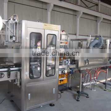 Full Automatic bottle filling capping and labeling machine