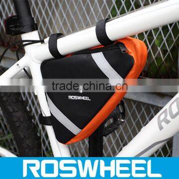 Wholesale hot sale separate compartment triangle bicycle frame bag12490