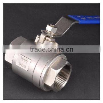 2 pc NPT Threaded 304 Stainless Steel Full Port Ball Valve