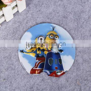 promotional 3D cartoon embossed blister poster blister card plastic pvc card