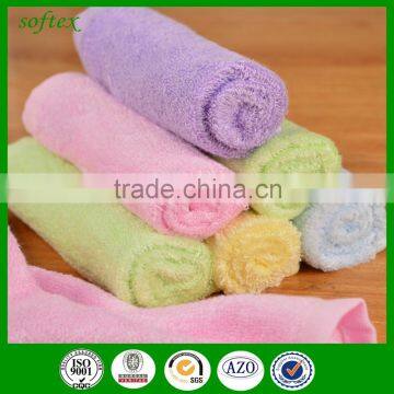 Organic Soft Reusable Antibacterial bamboo washcloths manufacturer